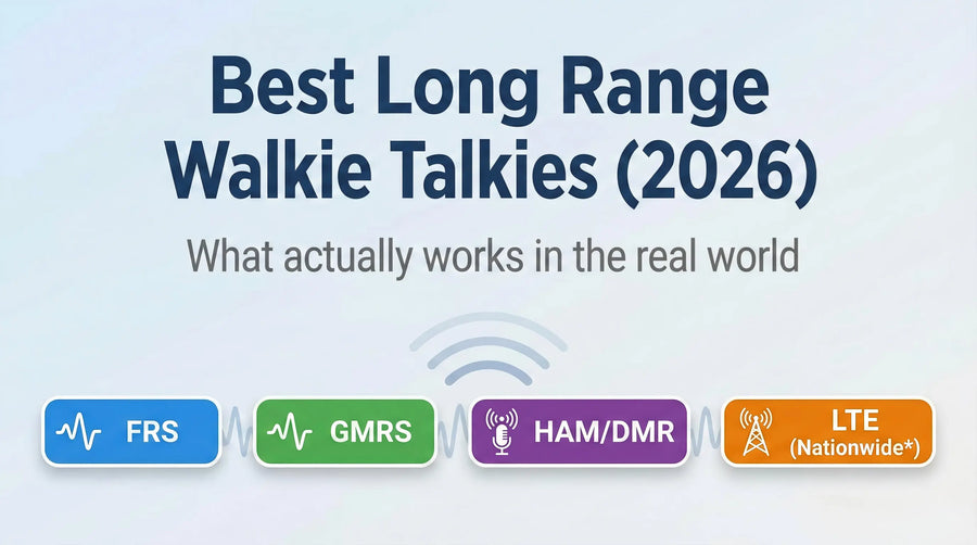 Best Long Range Walkie Talkies (2026) — What Actually Works