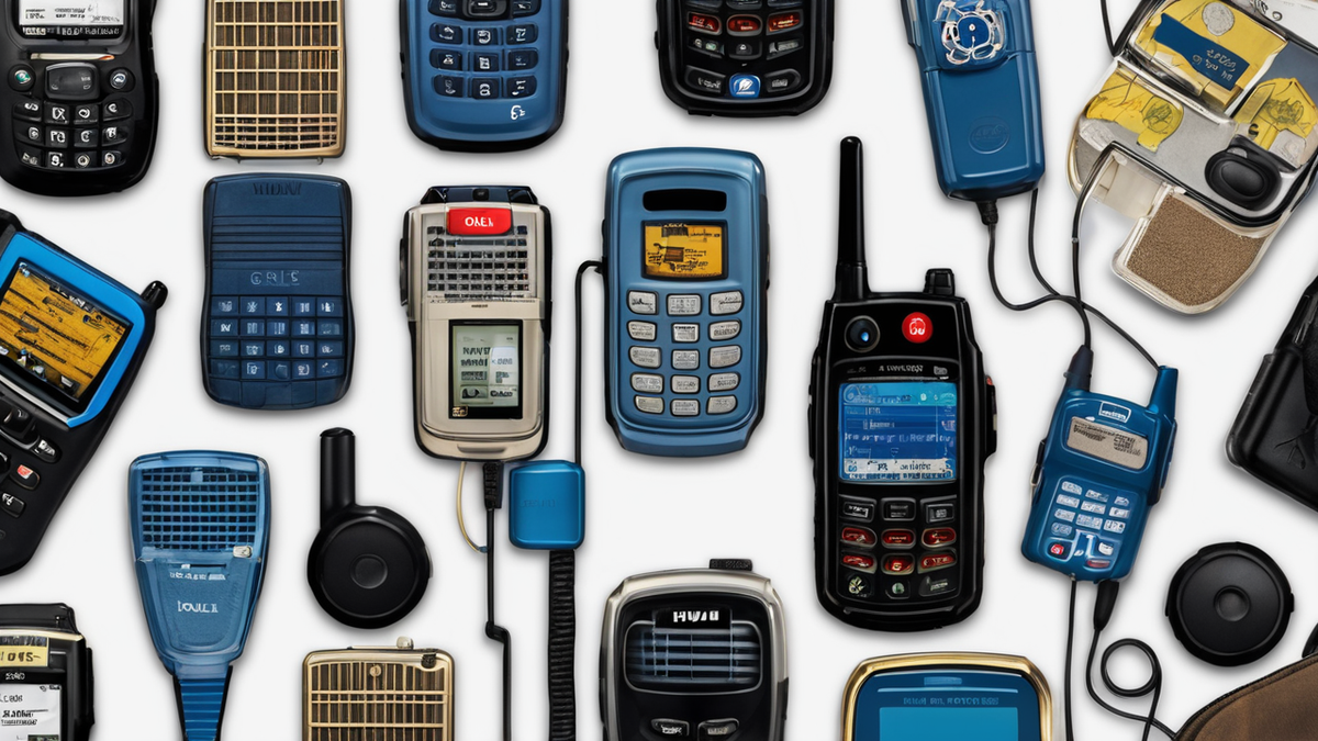 police using walkie talkie