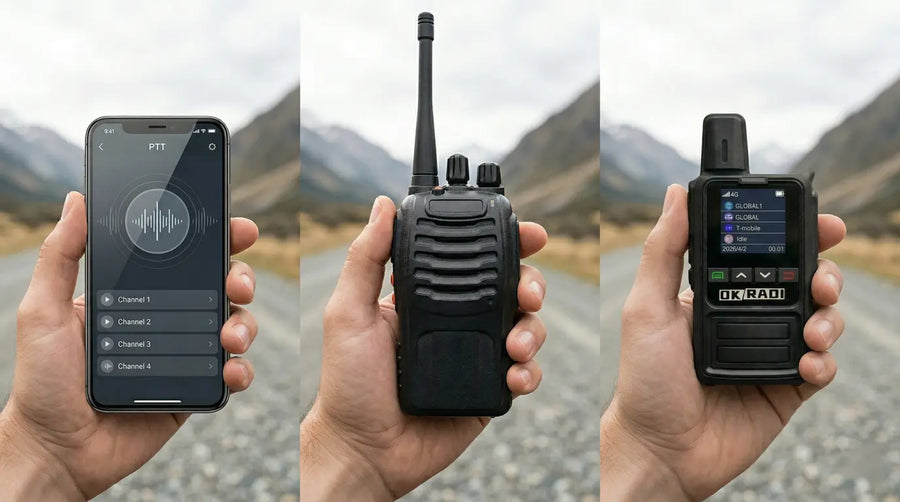 Zello vs Walkie Talkie vs PoC Radio: What Actually Works for Small Crews