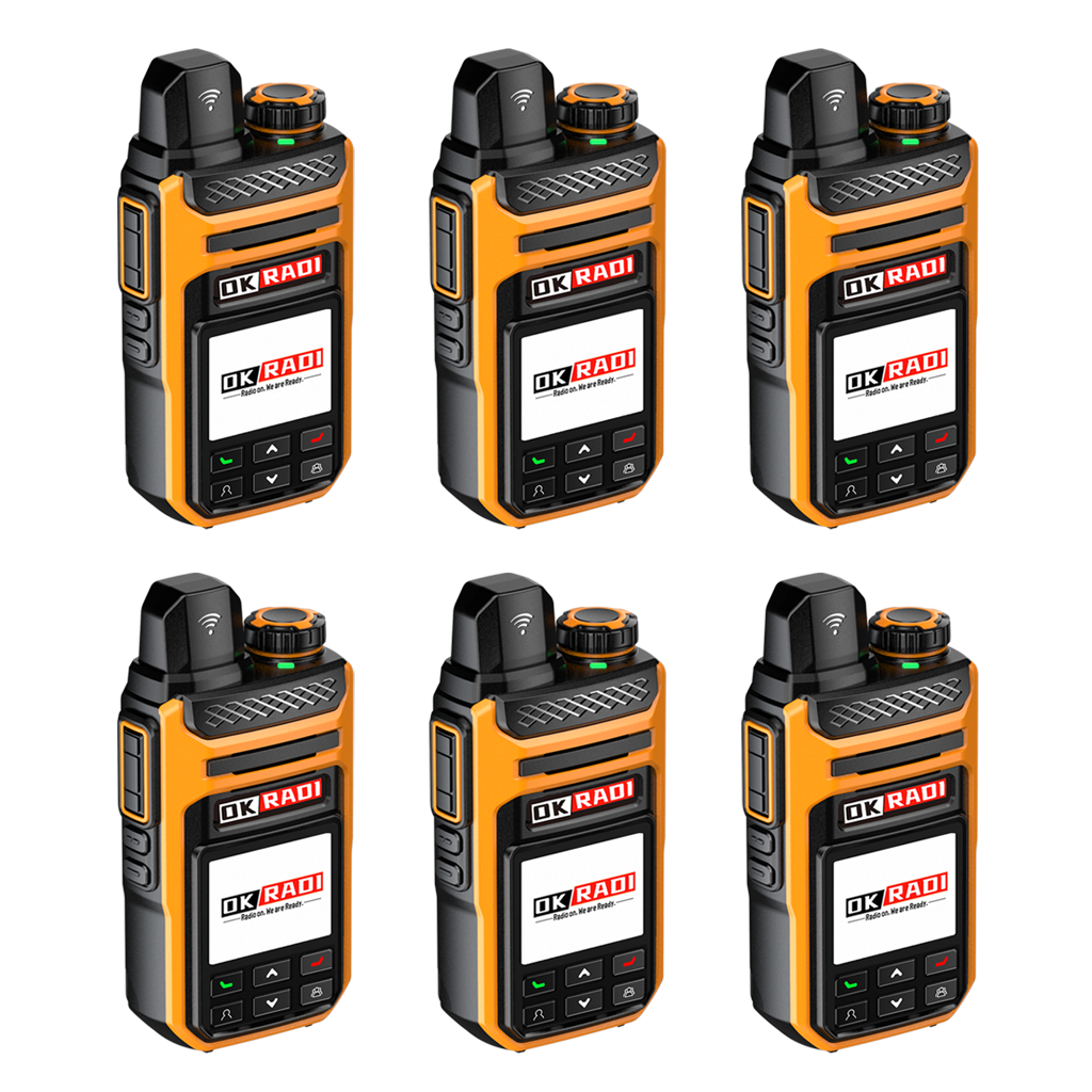OKRADI G86 - LTE Push-to-Talk Walkie Talkie | Nationwide Coverage · Dual SIM · No Monthly Fees