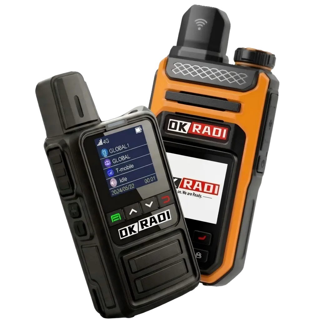 OKRADI G36 and G86 radios side by side
