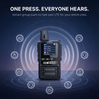 OKRADI G36 Long Range Walkie Talkie | Nationwide 4G LTE Two-Way Radio for Business & Off-Road