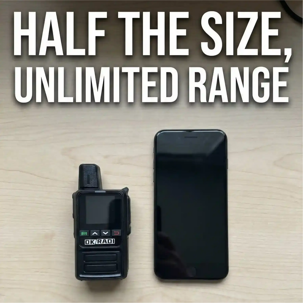 OKRADI G36 Pro LTE PTT Radio | Unlimited Range Two-Way Communication for Business & Fleet
