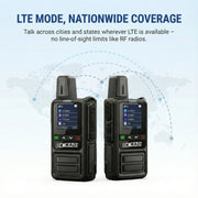 OKRADI G36 Long Range Walkie Talkie | Nationwide 4G LTE Two-Way Radio for Business & Off-Road