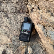 OKRADI G36 LTE radio on rock outdoors
