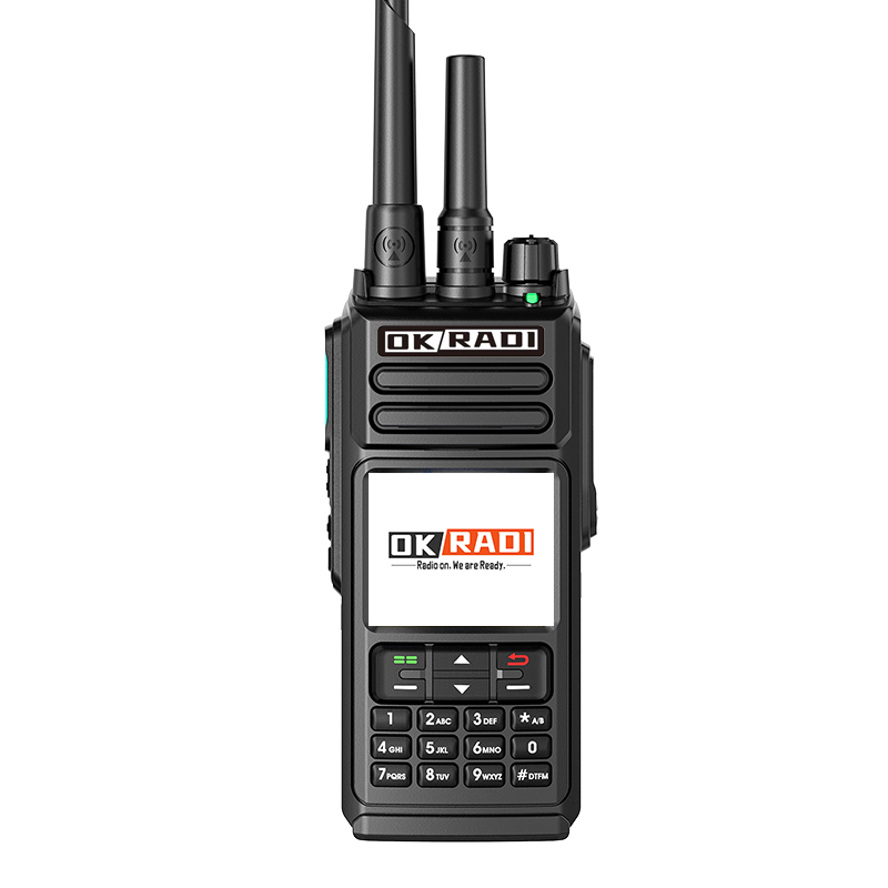 OKRADI Q66 5G/LTE PoC & Analog Two-Way Radio | 10W High Power, IP67 Waterproof with Relay Function